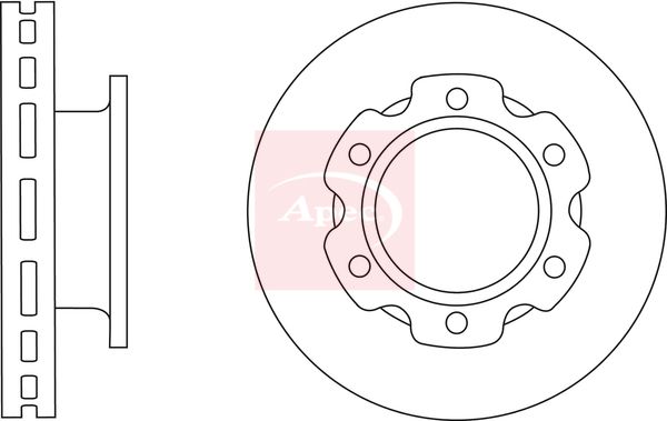 Apec Brake Disc DSK2881 - image 2
