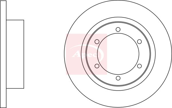 Apec Brake Disc DSK4210 - image 2