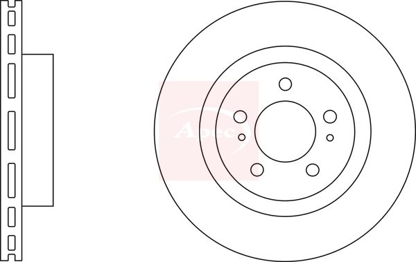 Apec Brake Disc DSK2914 - image 2