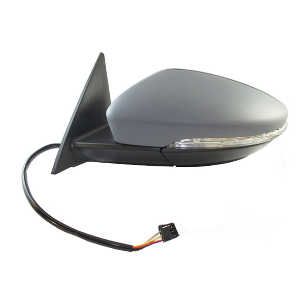 Fits VW Beetle 2011-16 Ns Mirror Electric Heated Power Fold Inc Glass & Primed Cover - image 2