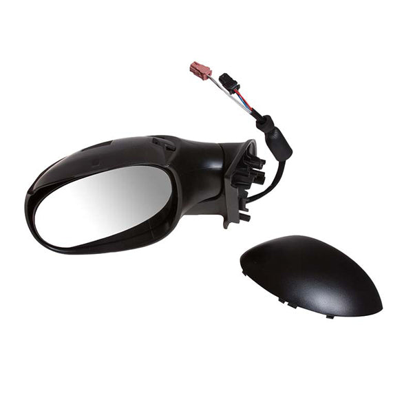 Fits Citroen C3 2002-2010 Ns Door Mirror Electric Heated Inc Glass & Black Cover - image 2