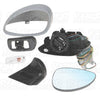 Fits C4 2004-2010 Ns Mirror Electric Heated Primed Cover & Black Base Blue Tint Glass thumbnail