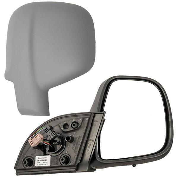 Fits Citroen Berlingo Peugeot Partner 2006-2019 Os Mirror Electric Primed - image 2