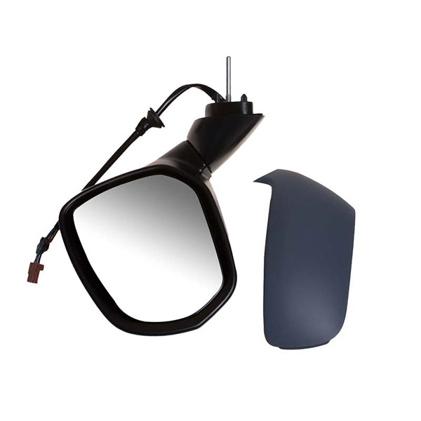 Fits C3 3008 2009-2018 Ns Mirror Heated Power Fold Puddle Lamp & Glass & Primed Cover - image 2