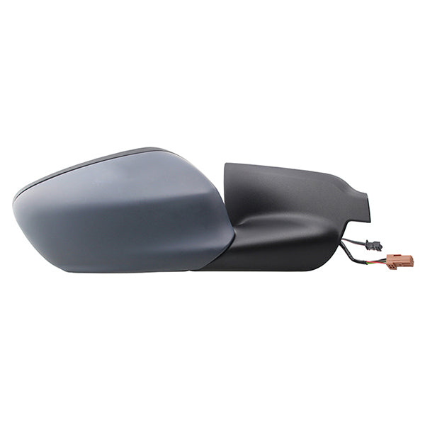 Fits Citroen C4 2014-19 Os Mirror Electric Heated Temp Sensor & Glass & Primed Cover - image 2