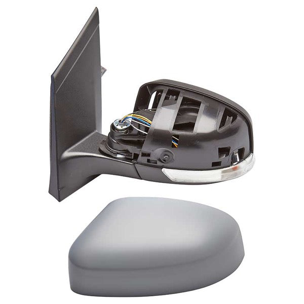 Fits Ford Focus 2004-2011 Ns Mirror Electric Heated Inc Indicator & Primed Cover - image 2