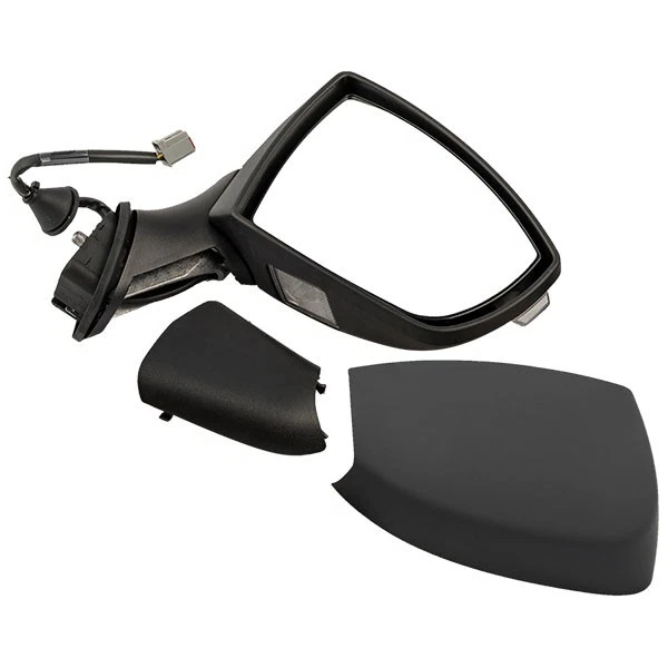 Fits Kuga 08-12 Os Mirror Electric Heated W/Glass Indicator Puddle Lamp Primed Cover - image 2