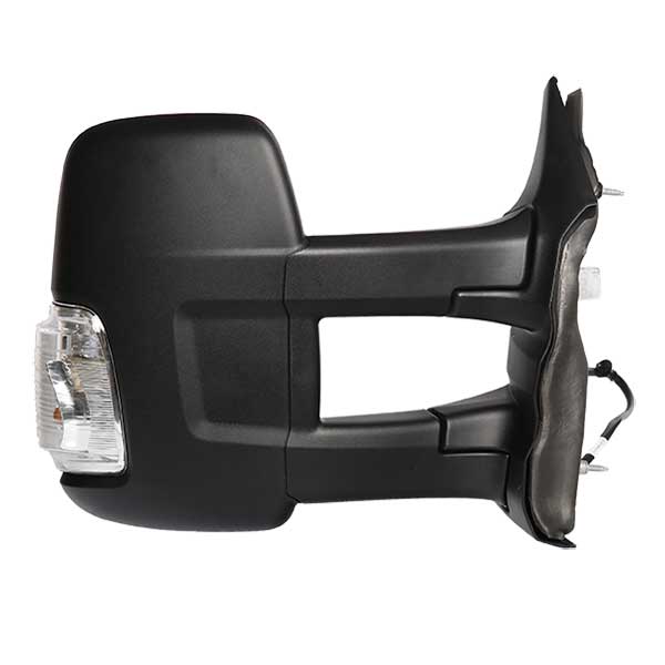 Fits Ford Transit 2013-2023 Os Mirror Manual Inc Indicator Glass & Cover Long Arm - image 2