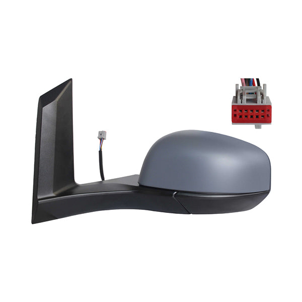Fits Ford Transit 2018-2021 Door Mirror Elec Heated Power Fold No Blis Primed Left - image 2