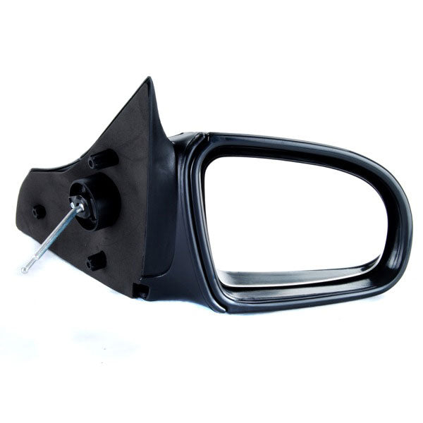 Fits Vauxhall Vauxhall Corsa 1993-2000 Os Door Mirror Black Lever Flat - image 2