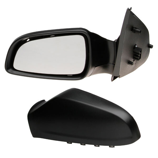Fits Astra 2004-2013 Ns Mirror 5Dr Hatchback Electric Heated Convex Black Cover - image 2