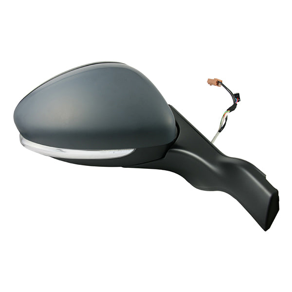 Fits Peugeot 2008 208 2012-20 Os Mirror Heated Power Fold & Glass & Indicator Primed - image 2