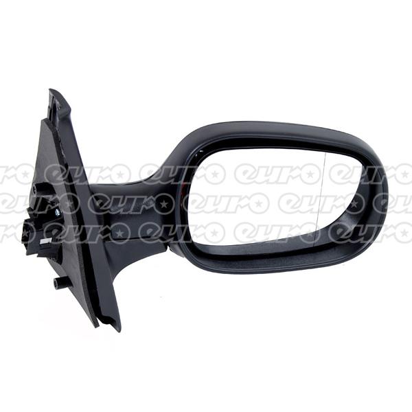 Fits Clio 1998-2009 Os Door Mirror Electric Heated Temp Sensor Aspherical Black - image 2