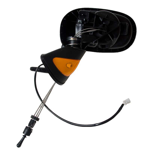 Fits Renault Modus 2004-2012 Ns Mirror Cable Inc Indicator Glass & Black Cover - image 2