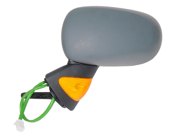 Fits Renault Modus 04-12 Ns Mirror Electric Heated Inc Indicator Glass & Primed Cover - image 2