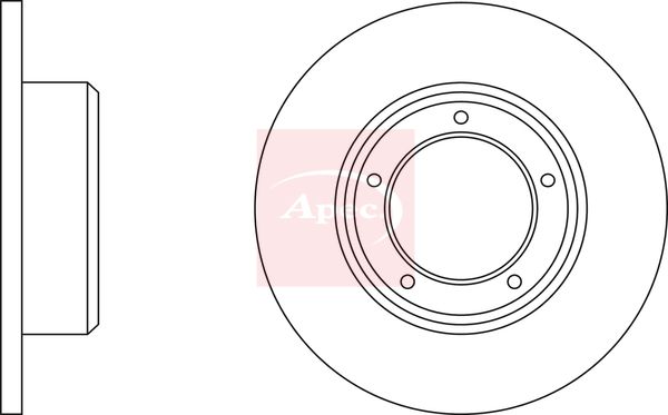 Apec Brake Disc DSK908 - image 2