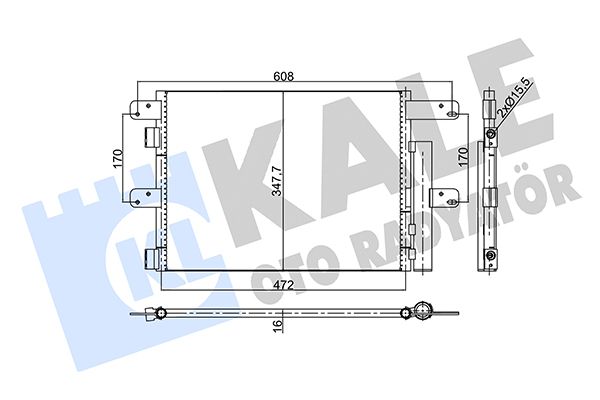 NRF Air Conditioning Condenser 350340 - image 2