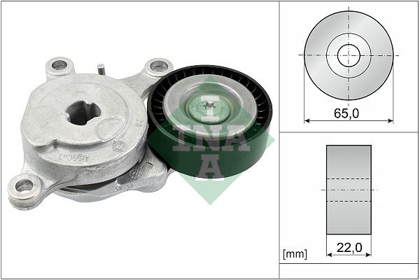 INA Drive Belt Tensioner Pulley 534057510 - image 2