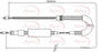 Apec Handbrake Cable CAB1087 thumbnail