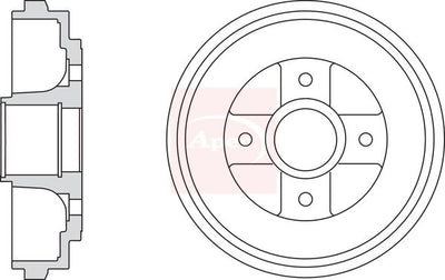 Apec Brake Drum DRM9201