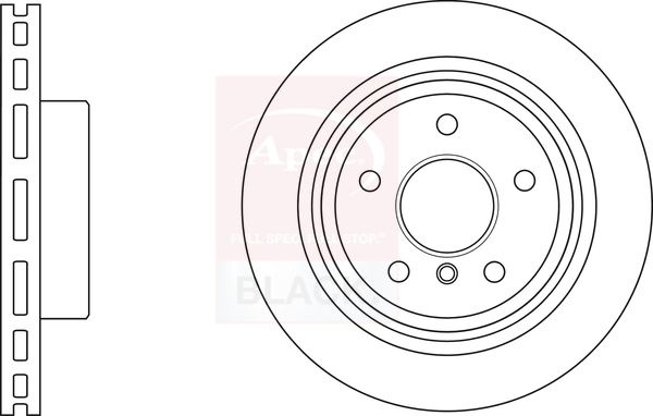 Apec Brake Disc DSK3065B - image 2