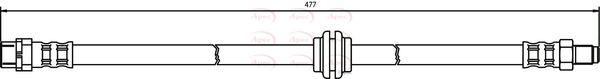 Apec Brake Hose HOS3215 - image 2