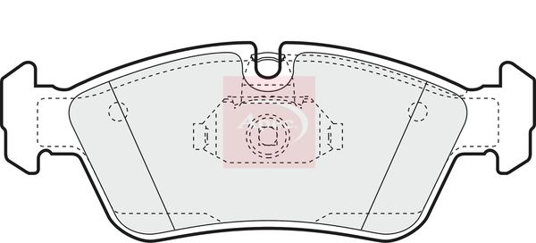 Apec Brake Pads Set PAD1061 - image 2