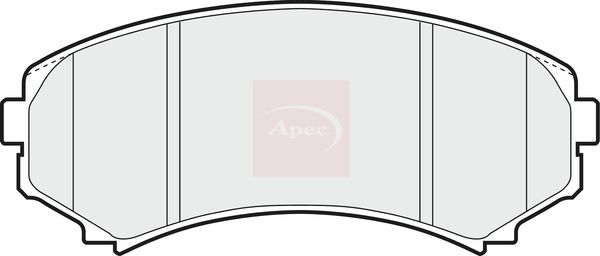 Apec Brake Pads Set PAD1268 - image 2