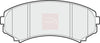 Apec Brake Pads Set PAD1268 thumbnail