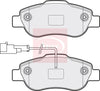 Apec Brake Pads Set PAD2156 thumbnail