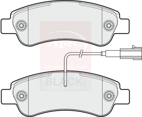 Apec Brake Pads Set PAD2037B - image 2