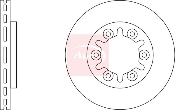 Apec Brake Disc DSK2989 - image 2