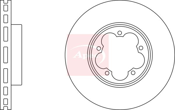 Apec Brake Disc DSK2975 - image 2