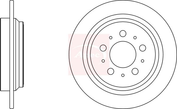 Apec Brake Disc DSK2084 - image 2