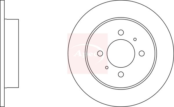 Apec Brake Disc DSK702 - image 2