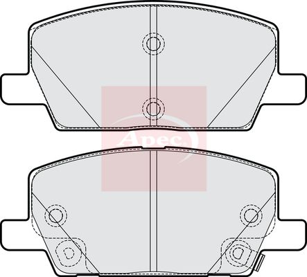 Apec Brake Pads Set PAD2242 - image 2