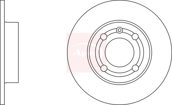 Apec Brake Disc DSK2165 - image 2