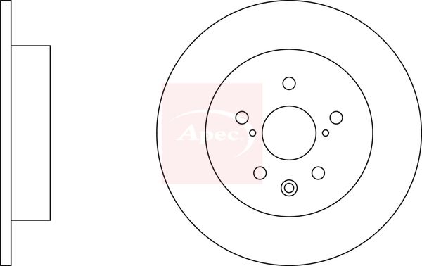 Apec Brake Disc DSK3039 - image 2