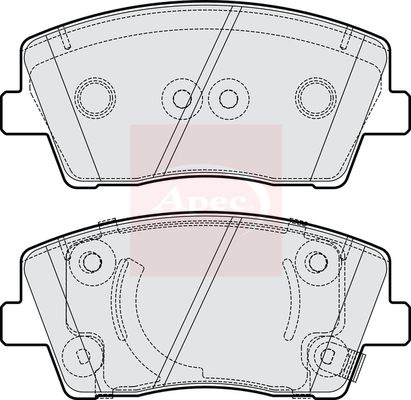 Apec Brake Pads Set PAD2262 - image 2