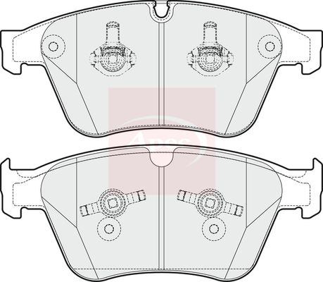 Apec Brake Pads Set PAD1681 - image 2