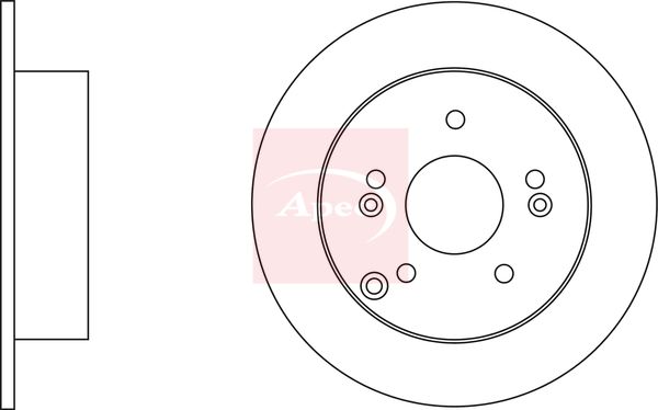 Apec Brake Disc DSK2548 - image 2