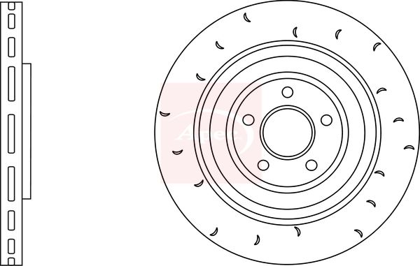 Apec Brake Disc DSK2911 - image 2