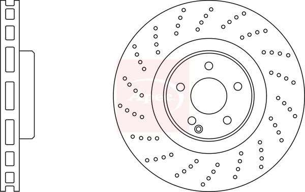 Apec Brake Disc DSK2434 - image 2