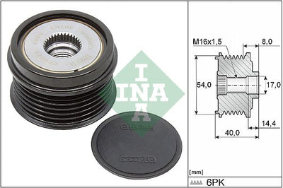 INA Overrunning Alternator Pulley 535033410