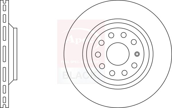 Apec Brake Disc DSK2460B - image 2