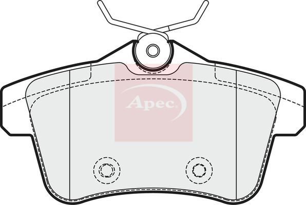 Apec Brake Pads Set PAD1741 - image 2