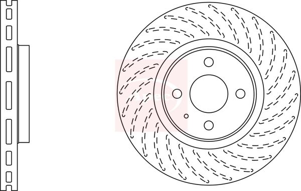 Apec Brake Disc DSK2727 - image 2