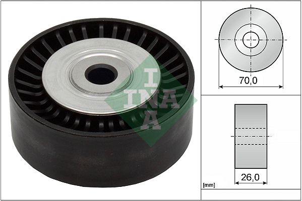 INA Drive Belt Deflection Guide Pulley 532053310 - image 2
