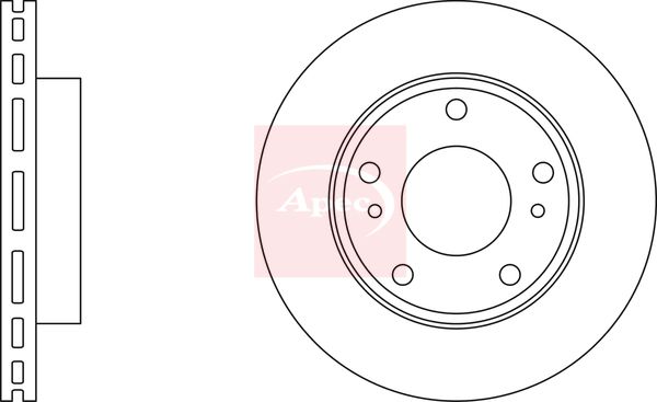 Apec Brake Disc DSK2225 - image 2