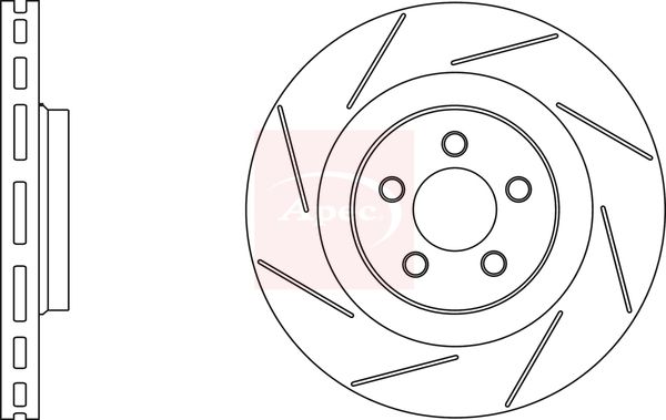 Apec Brake Disc DSK2633 - image 2